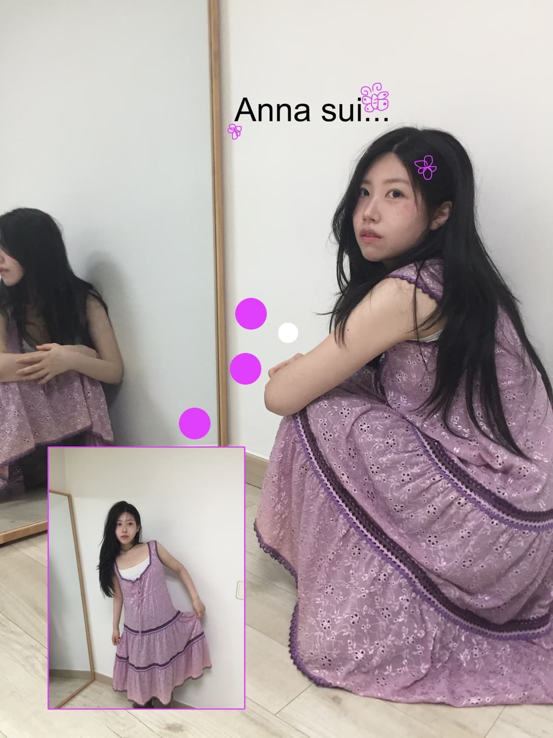 Anna sui punching cancan dress 상품이미지1