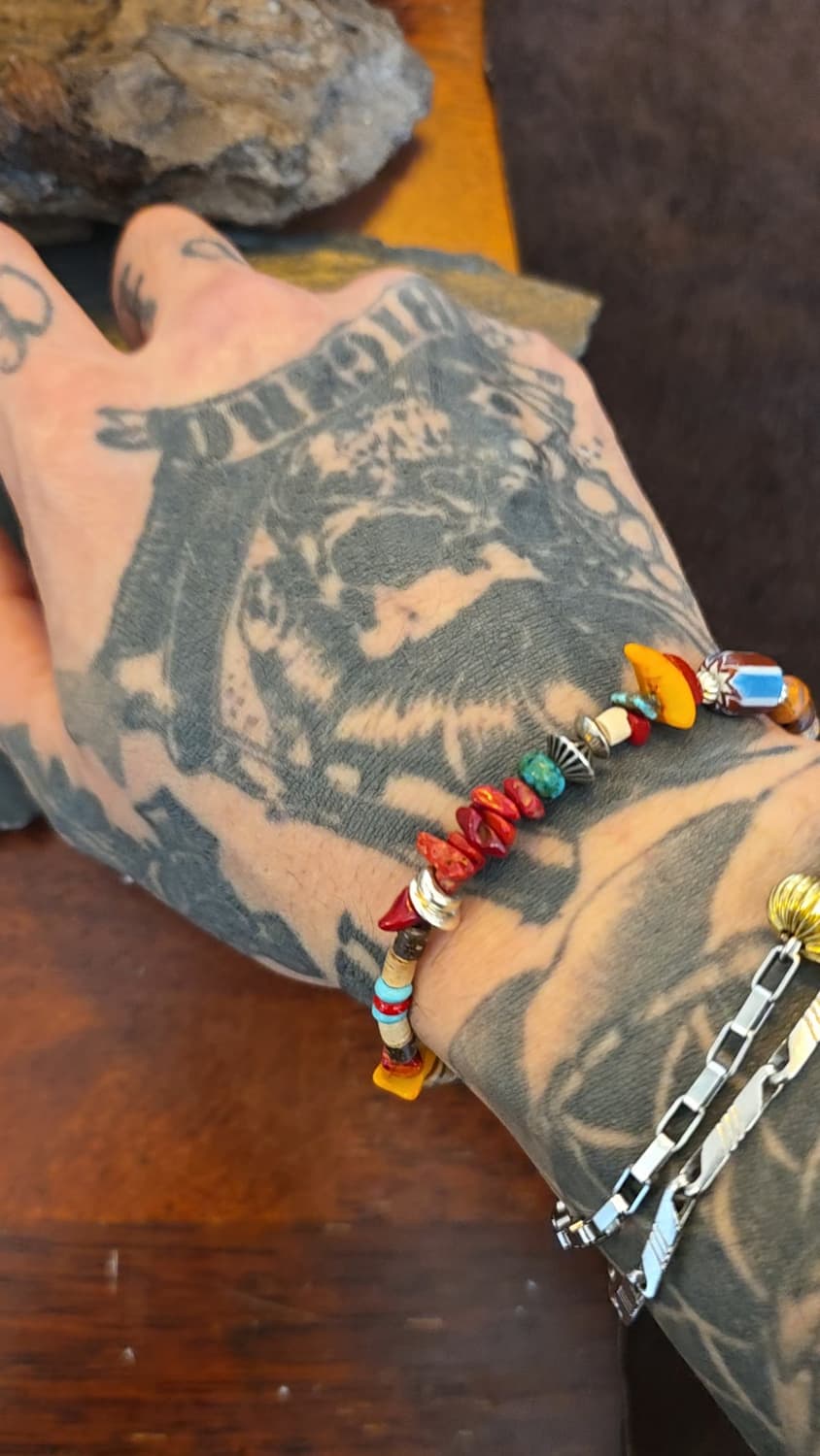 3cross REDTRAIL silver/stone bracelet 상품이미지4