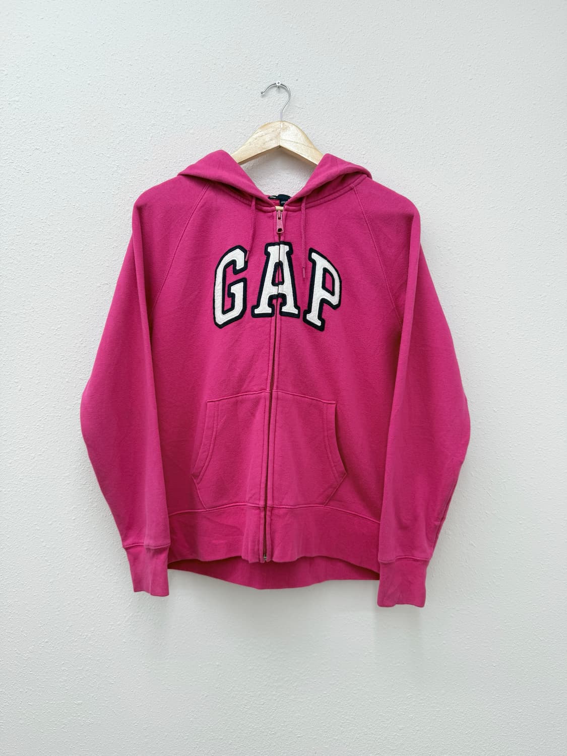 빈티지 GAP 핫핑크 후드집업 상품이미지1