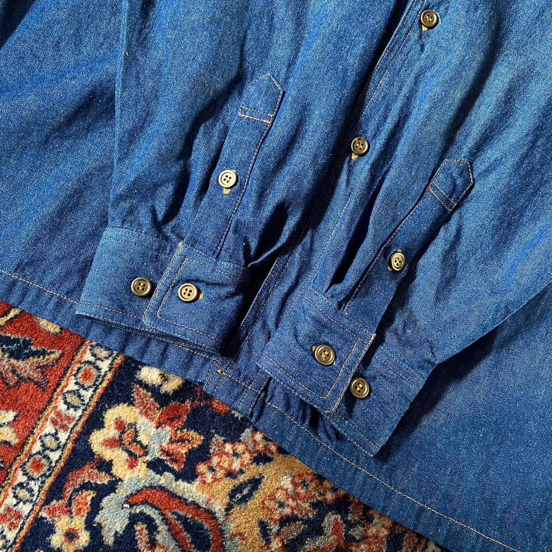 🌊90s Deadstock WILD FANG denim shirts 상품이미지5