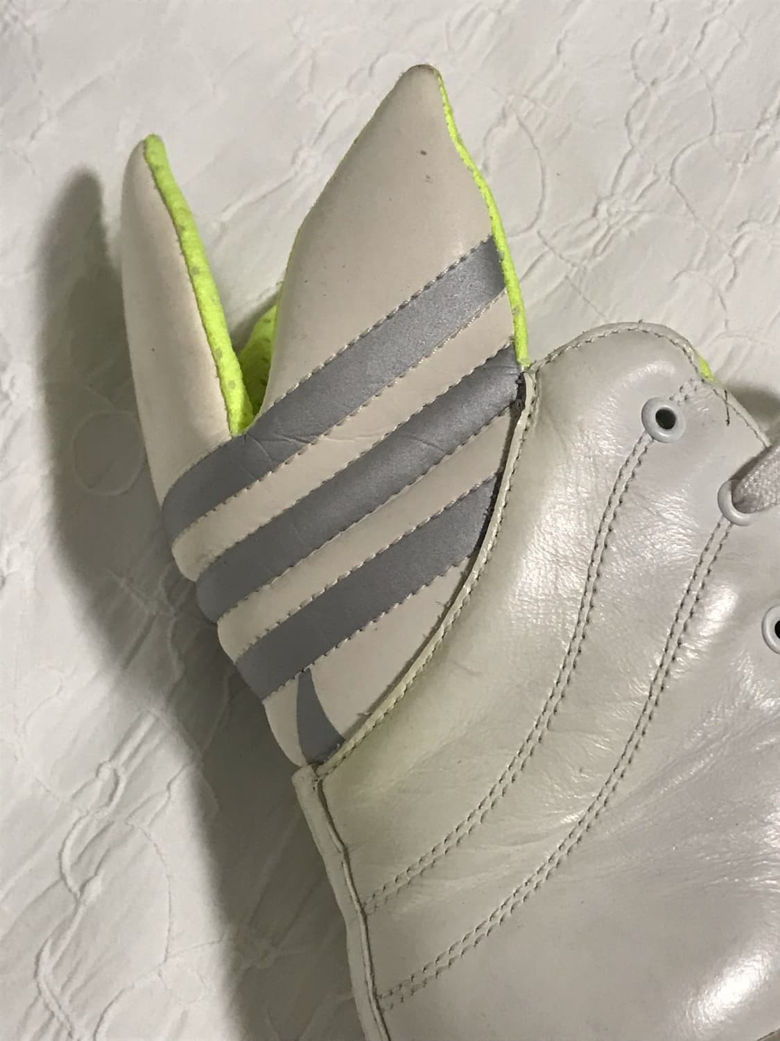 택포•아디다스 스탠스미스 트레포일 파이어버드 하이탑 스니커즈 230 상품이미지7