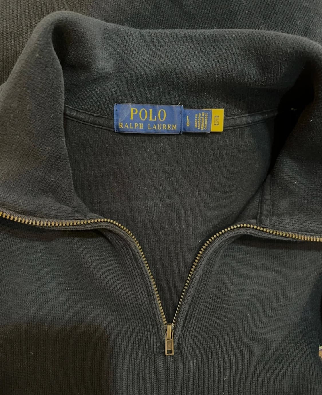 폴로랄프로렌  다크네이비 하프집업티셔츠  상품이미지3