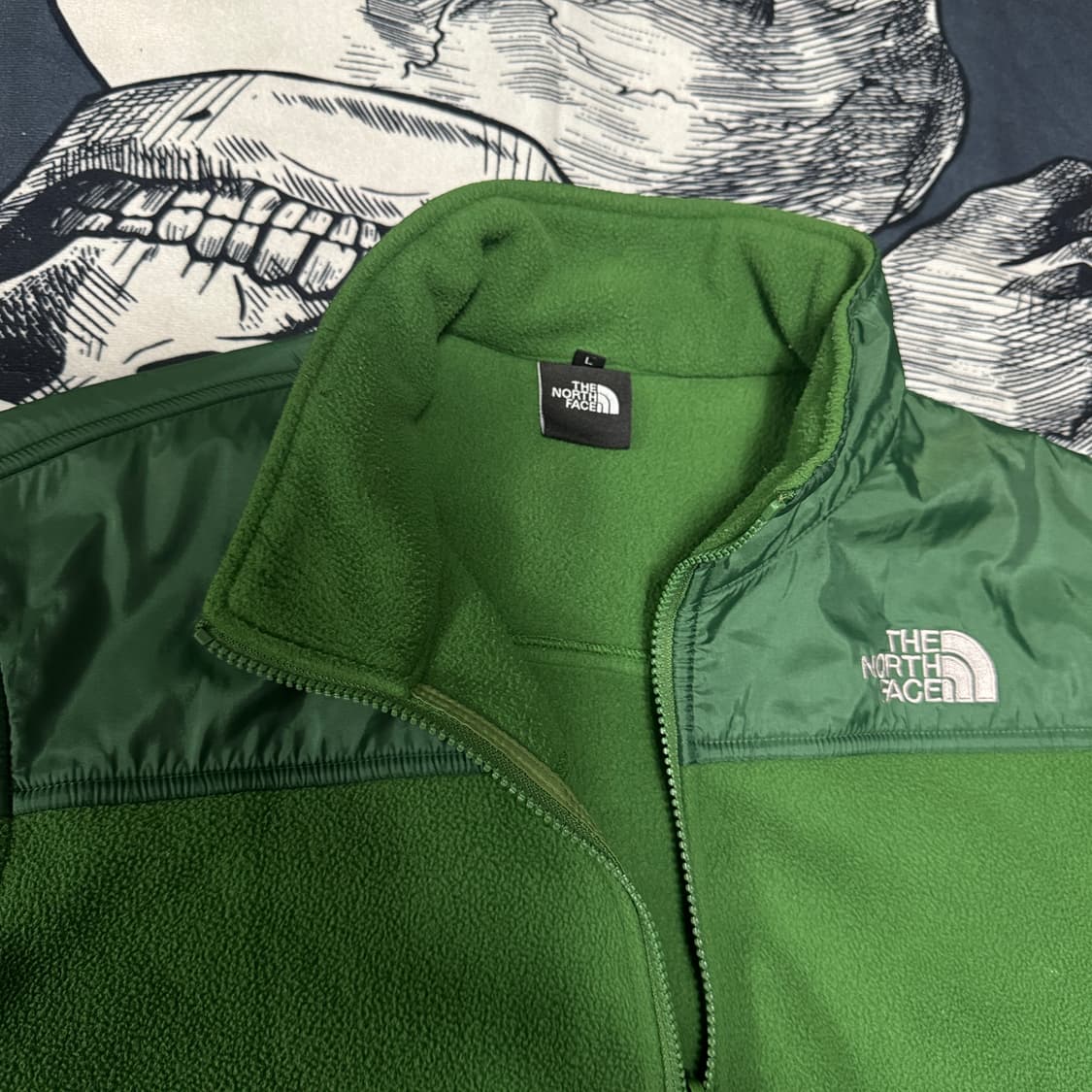 노스페이스 그린 후리스 L사이즈  상품이미지3