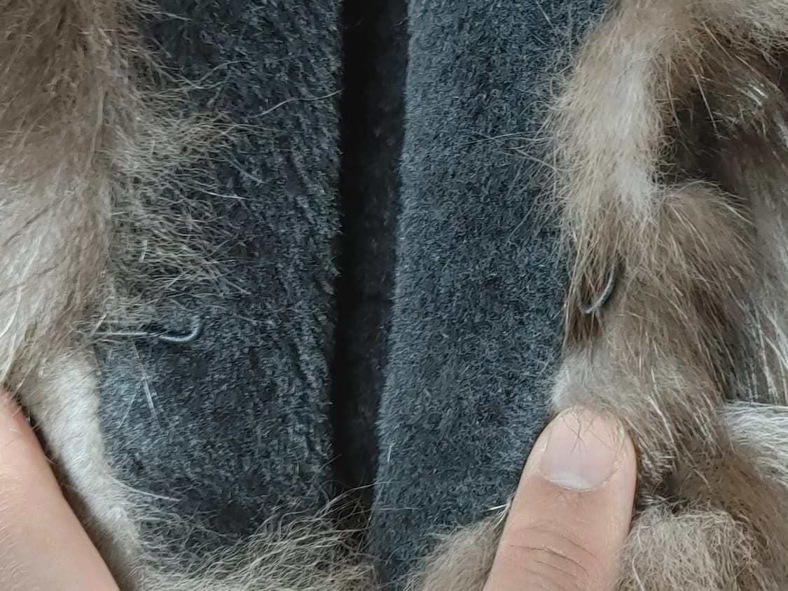 ZIO SONGZIO 송지오 여우털배색 무스탕 후드롱베스트 상품이미지6