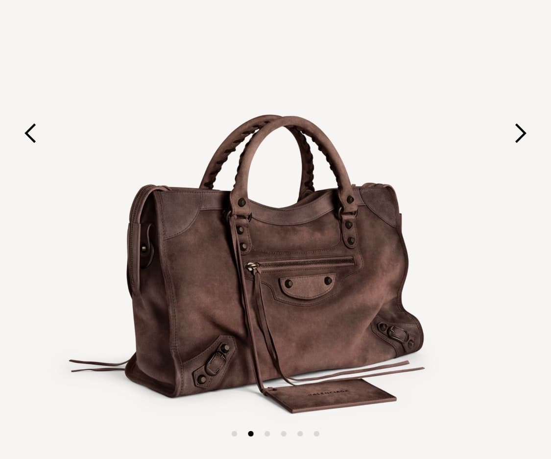 발렌시아가 르시티 스웨이드 미디엄 상품이미지1