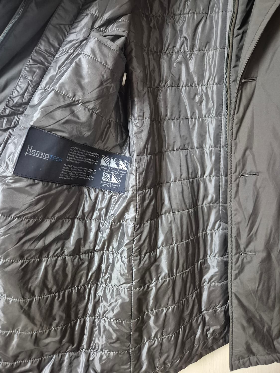 (정품) 에르노 경량 패딩자켓 경량자켓 48 경량 하프코트 상품이미지6