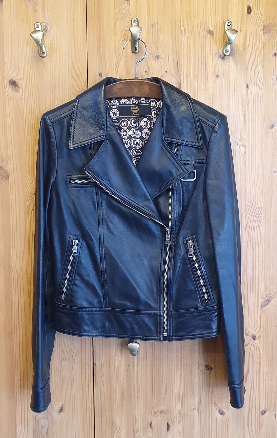 55.MCM 양가죽 라이더자켓 상품이미지2