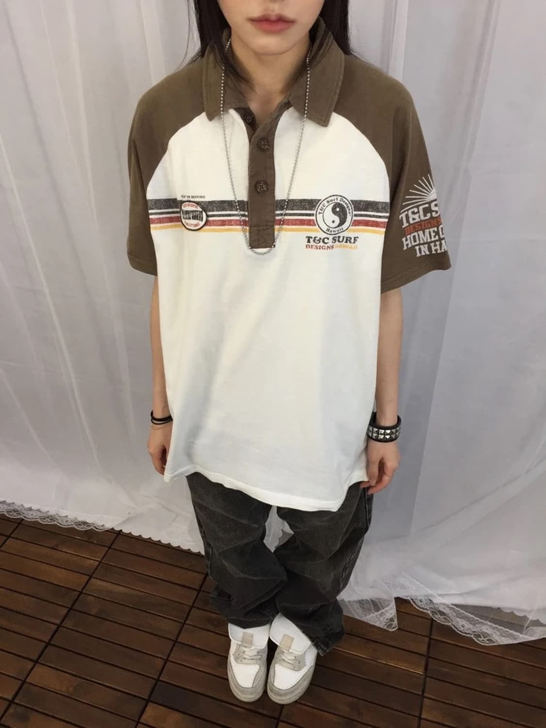 00s T&C Surf Designs Hawaii Polo 상품이미지3