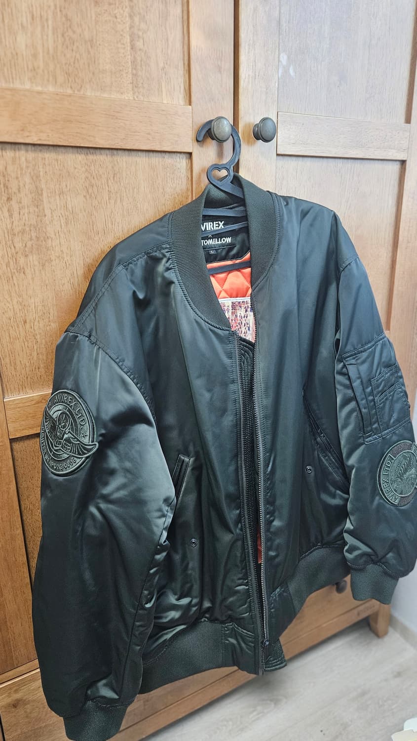 AVIREX 커스텀멜로우 MA-1 올리브 L 상품이미지1