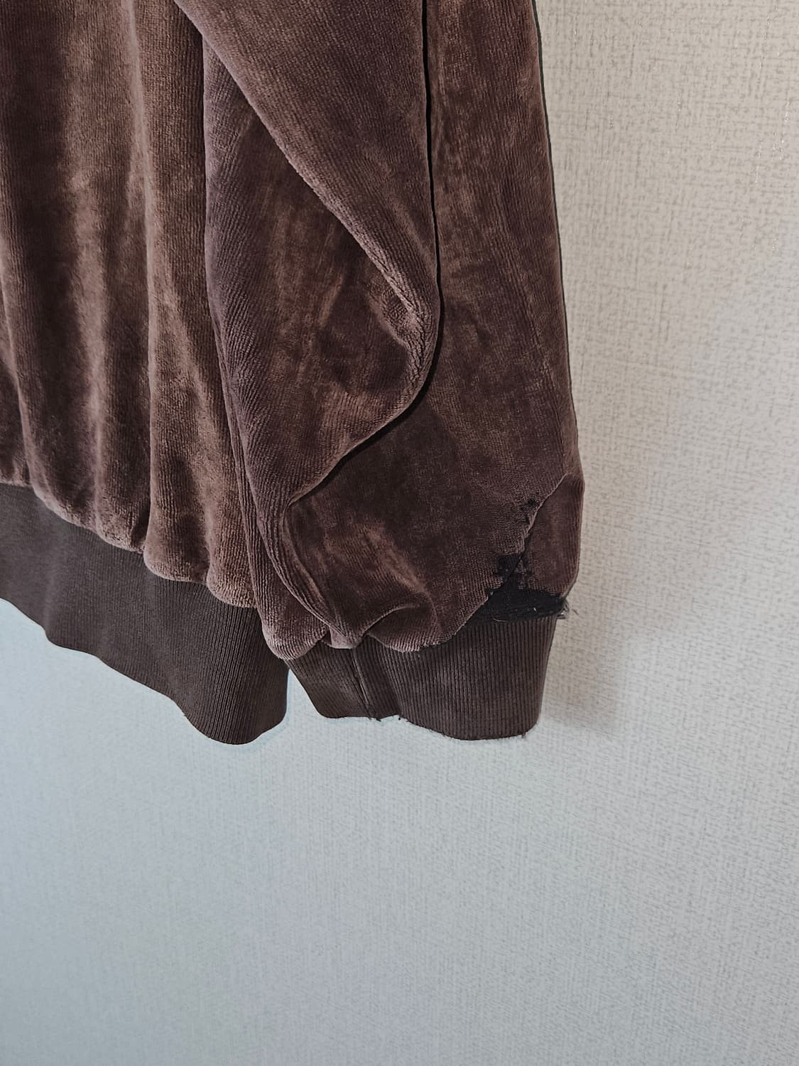 아디다스 벨벳 y2k 초코나무숲 트랙탑 져지 대장 자켓 90 상품이미지4