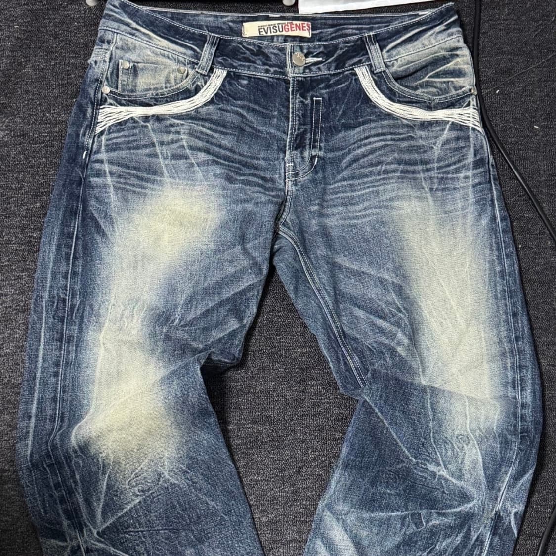 에비수 빈티지 데님 팬츠 상품이미지1