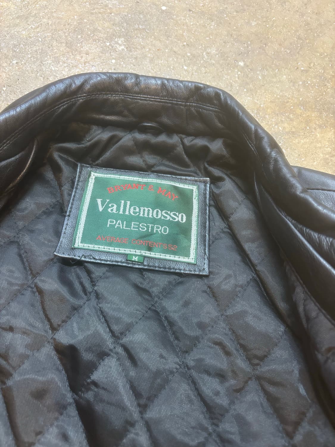 Vallemosso PALESTRO 빈티지 가죽 자켓  상품이미지7