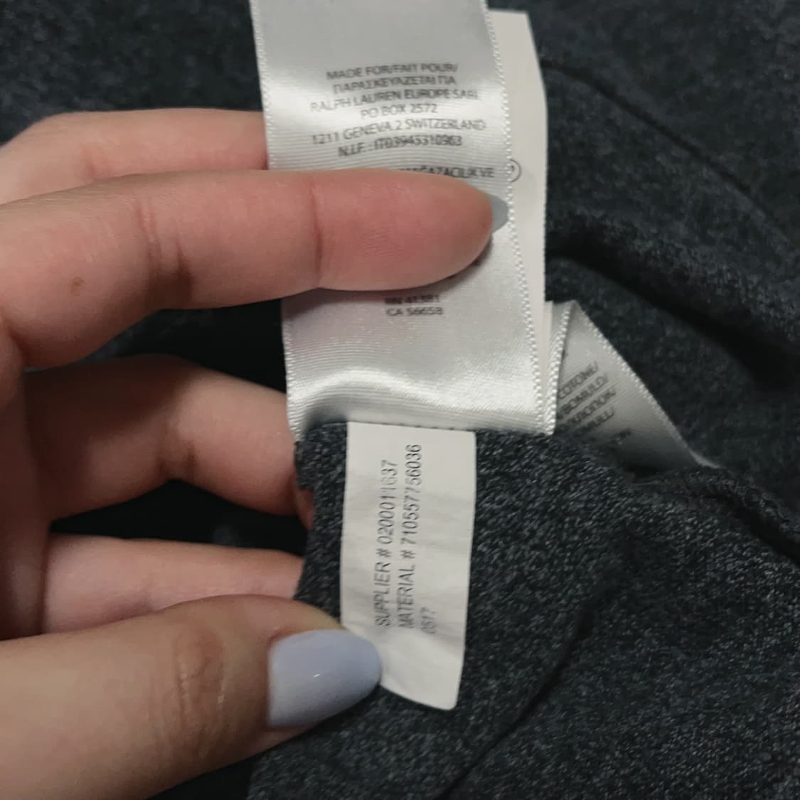 [정품] 폴로 챠콜 / 화이트포니 반팔카라티 [ S ] 상품이미지8