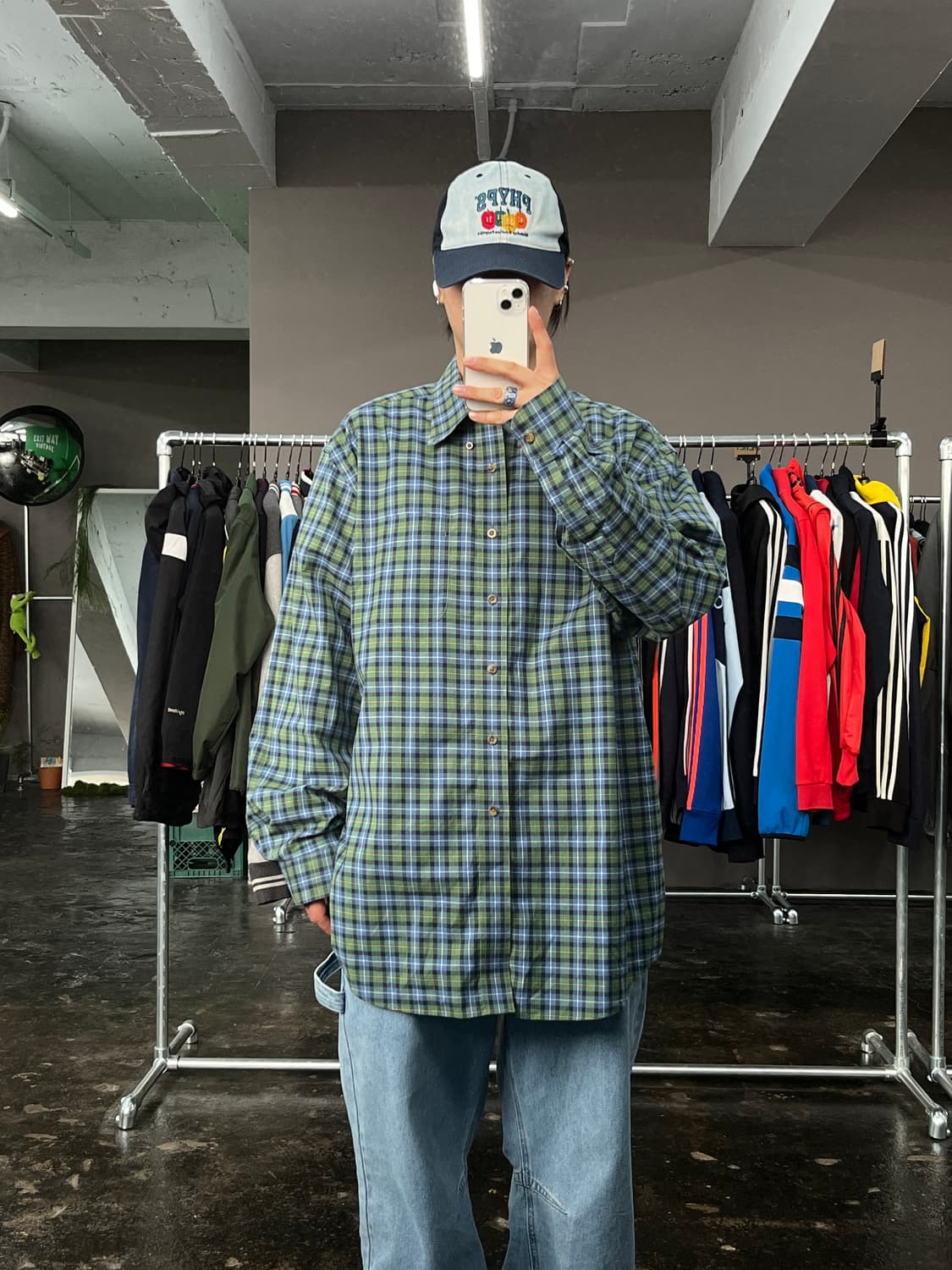 L.L bean 체크 셔츠 상품이미지2