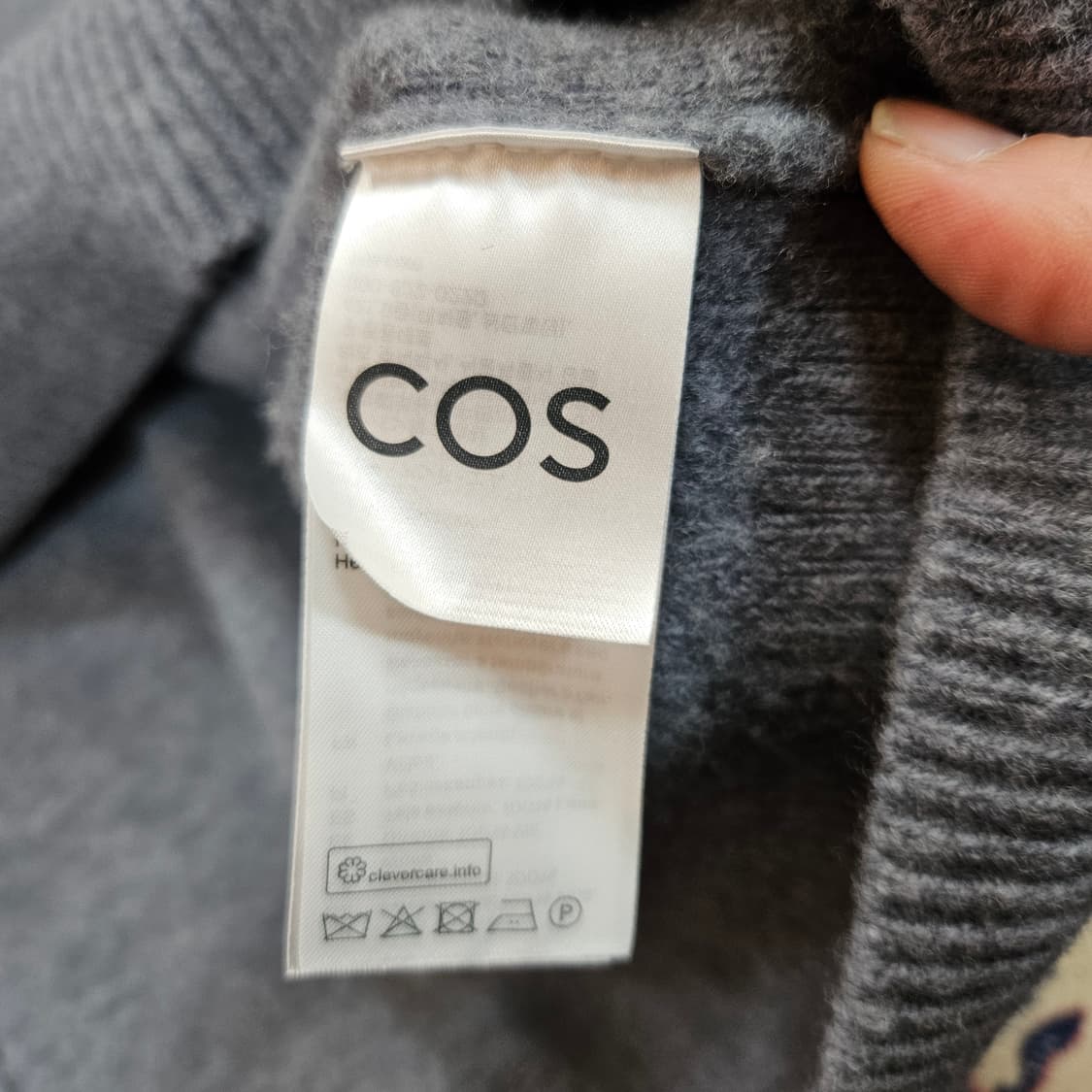 코스(COS) 컬러블럭 레이어드 울 스웨터 니트 L size 상품이미지10