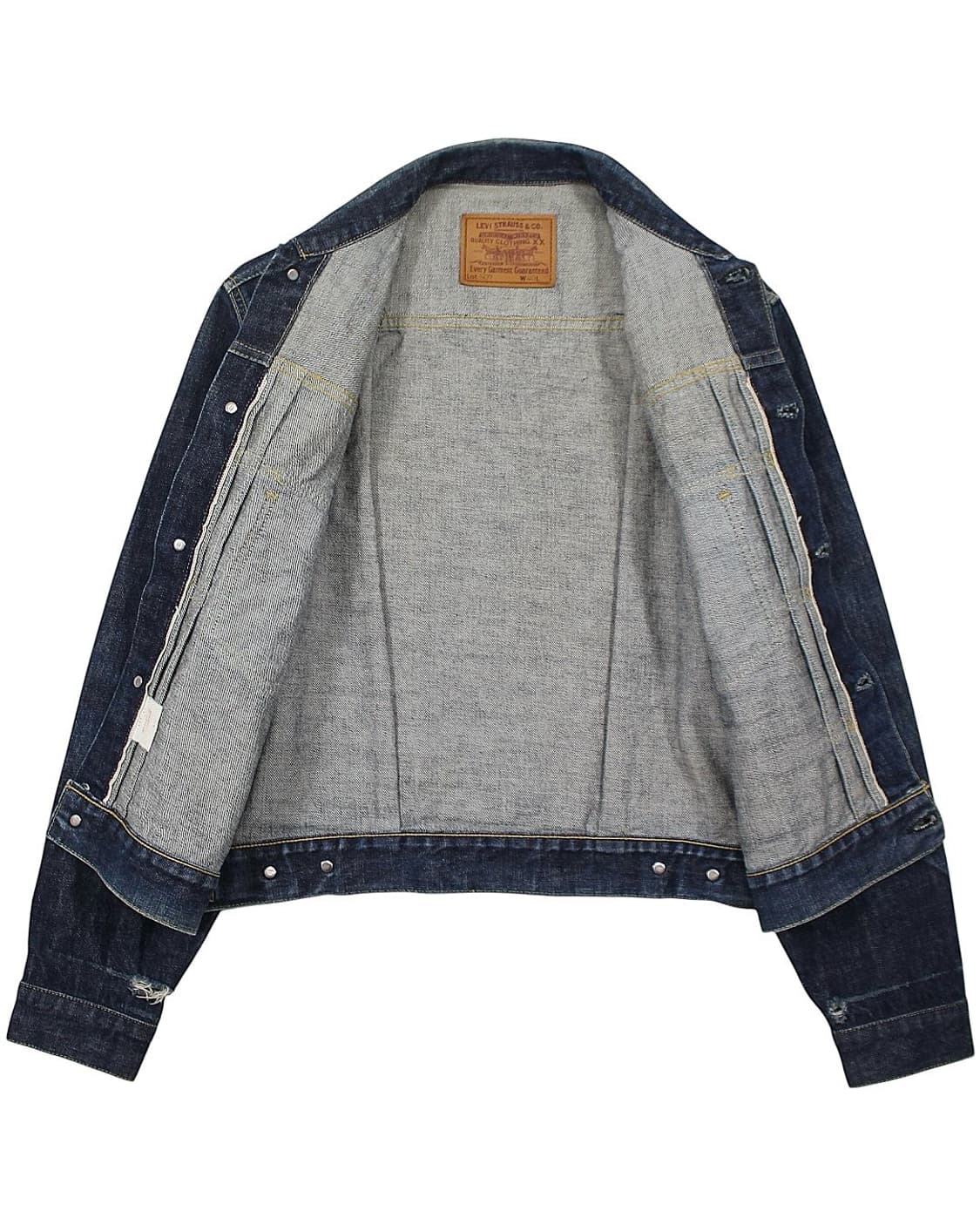 1997 LVC 71507XX 2세대 데님 자켓 빅E 셀비지 리바이스 상품이미지3