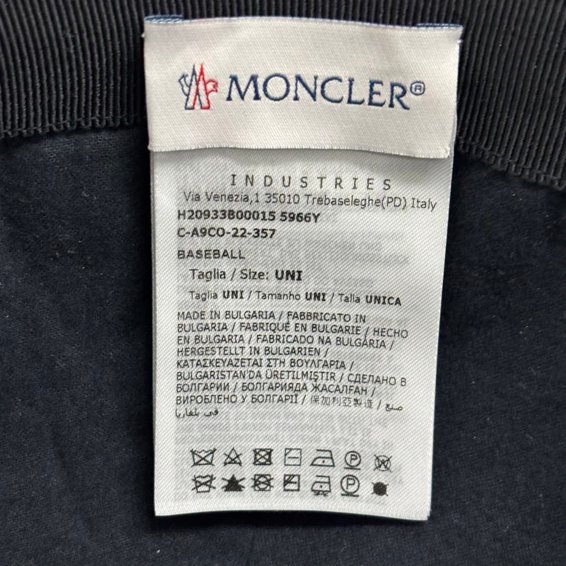 [OS]몽클레어 체크패턴 울 볼캡 상품이미지3