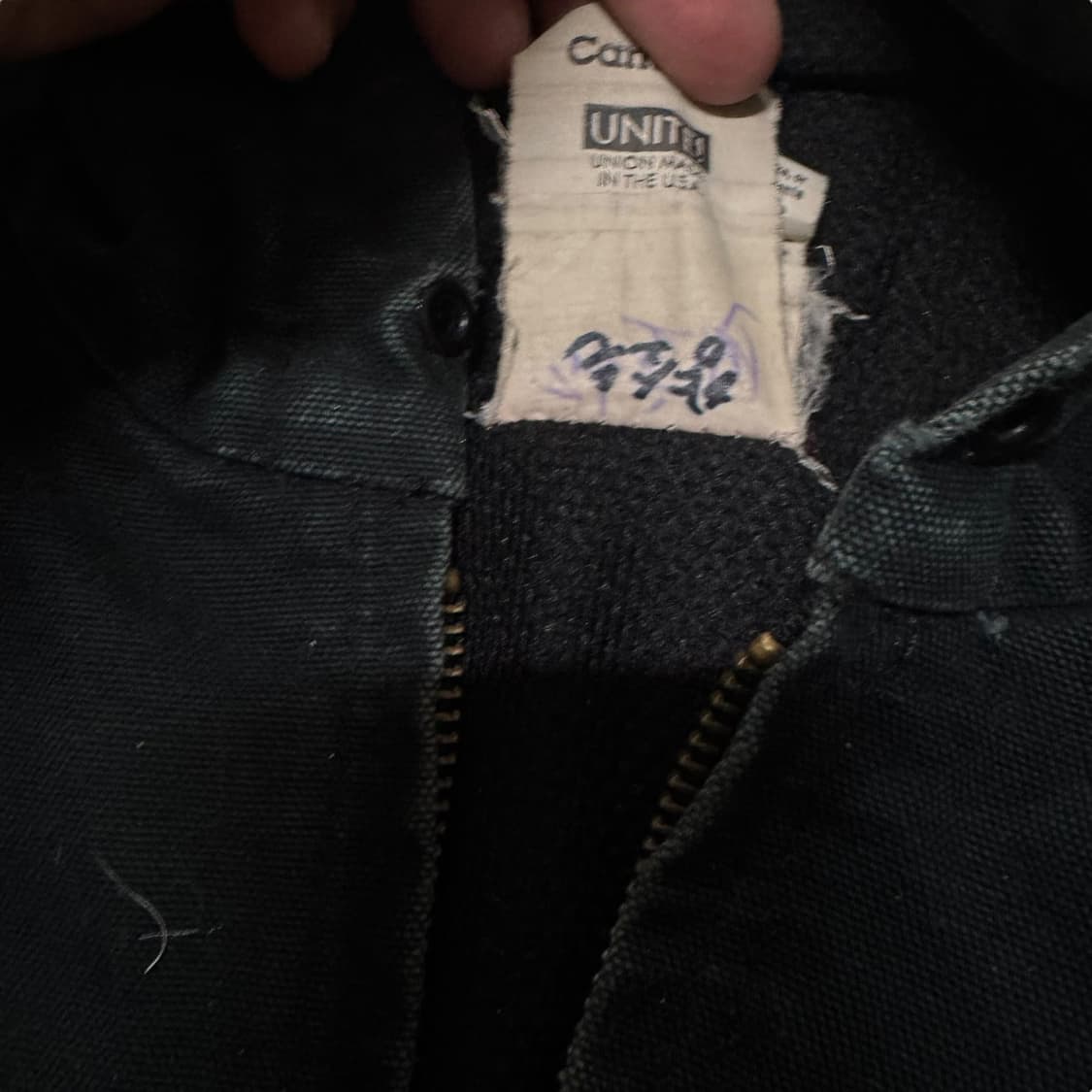 칼하트 덕 액티브 블랙 자켓 상품이미지4