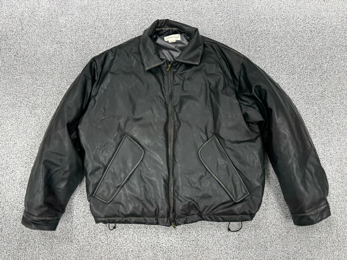 라퍼지스토어 버핑레더 다운자켓 상품이미지1