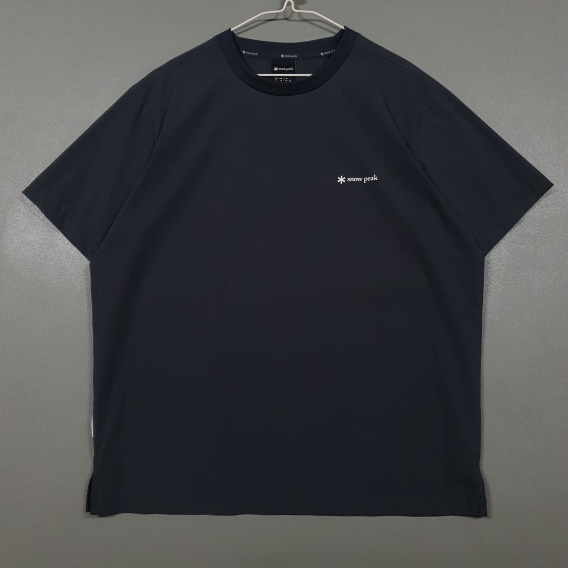 스노우피크 신형 23ss 씬테크 로고 레터링 반팔 티셔츠 상품이미지5