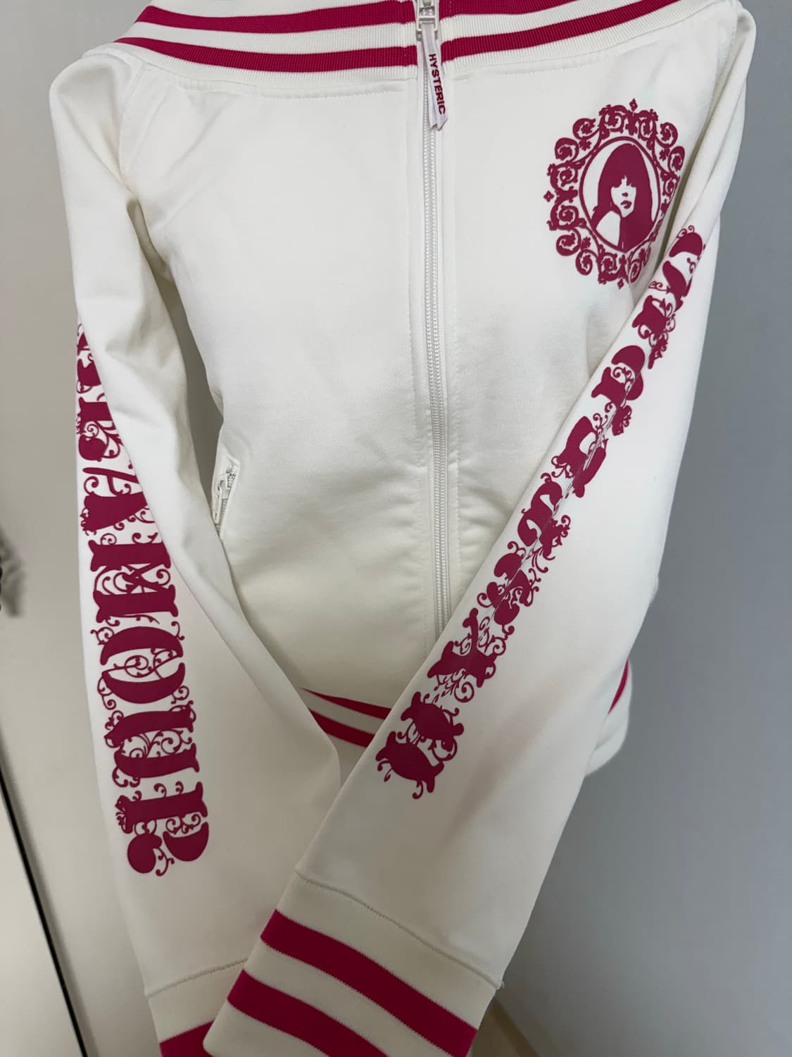 히스테릭글래머 오프숄더 원숄더 투웨이 져지 집업 상품이미지3