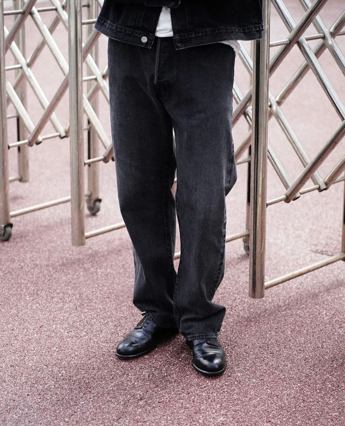 피그벨 phigvel 페이디드 진 블랙 3 상품이미지5