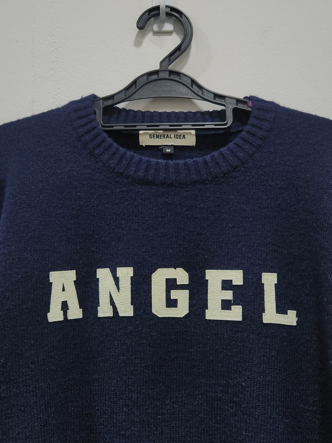 [M] 제너럴아이디어  엔젤 니트 여성 M 네이비 상품이미지2