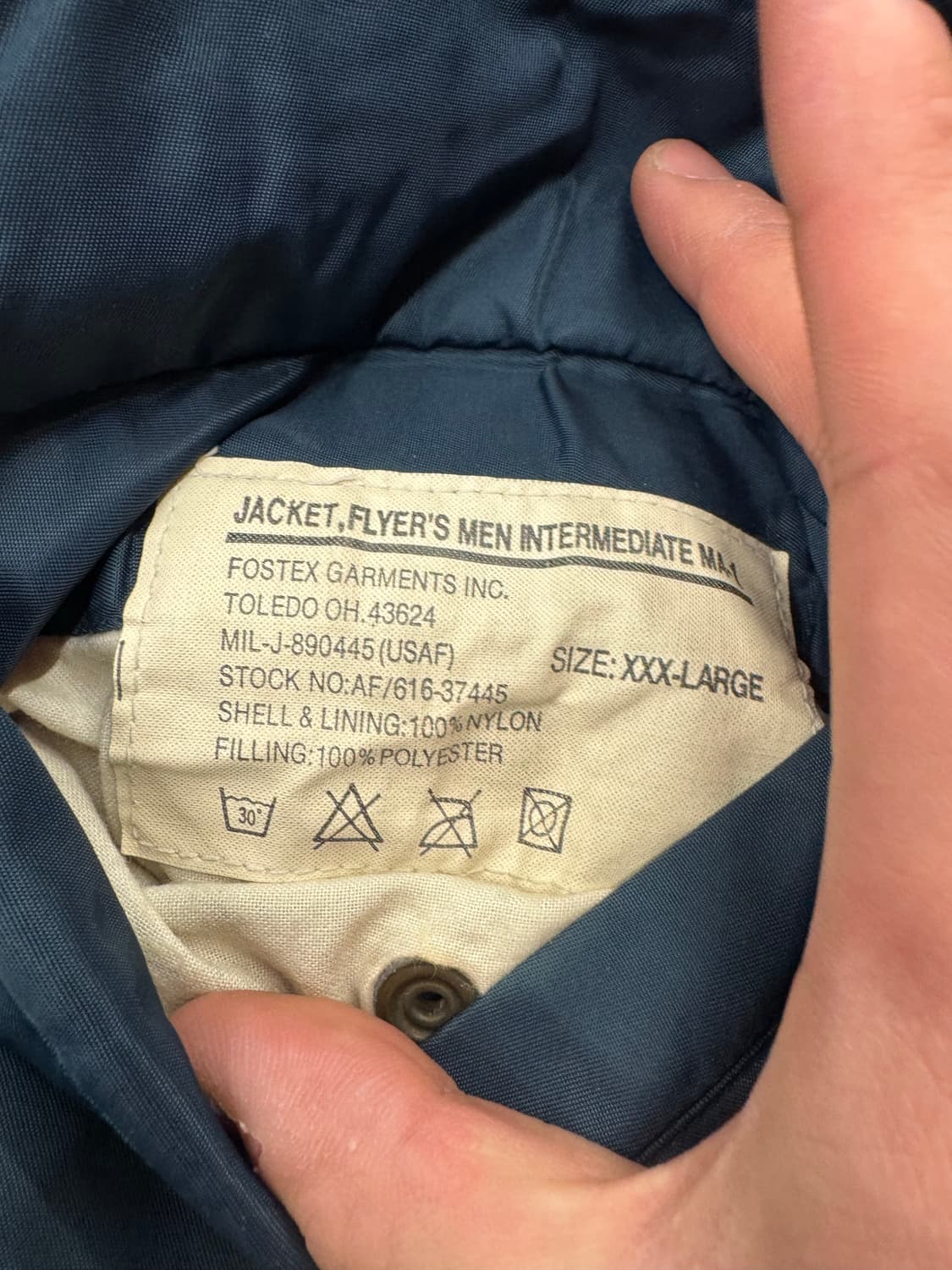 3XL)Fostex Garments 빈티지 MA-1 항공점퍼 상품이미지4