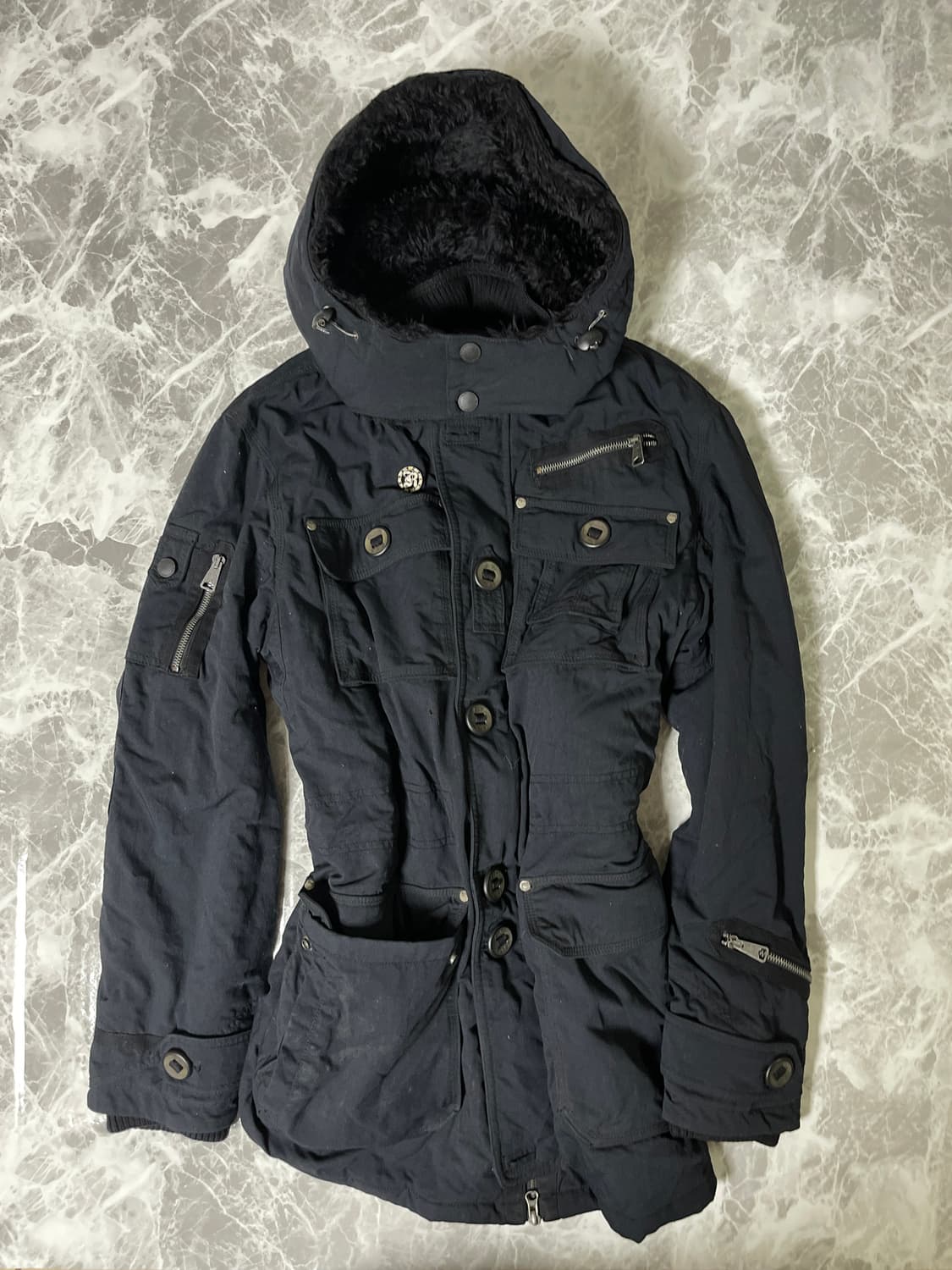 hoody fur padding jacket 상품이미지2