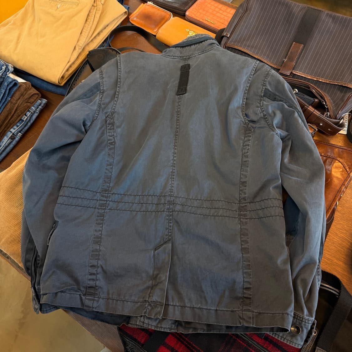 디젤 밀리터리 베이스 소매 라인 디테일 자켓 상품이미지5