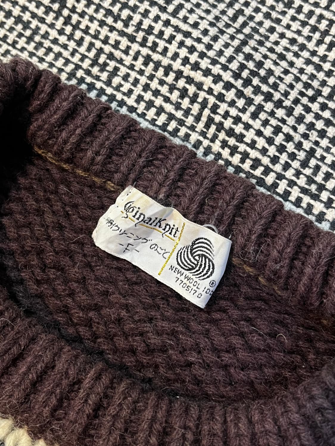 울 100 코위찬 니트  상품이미지4