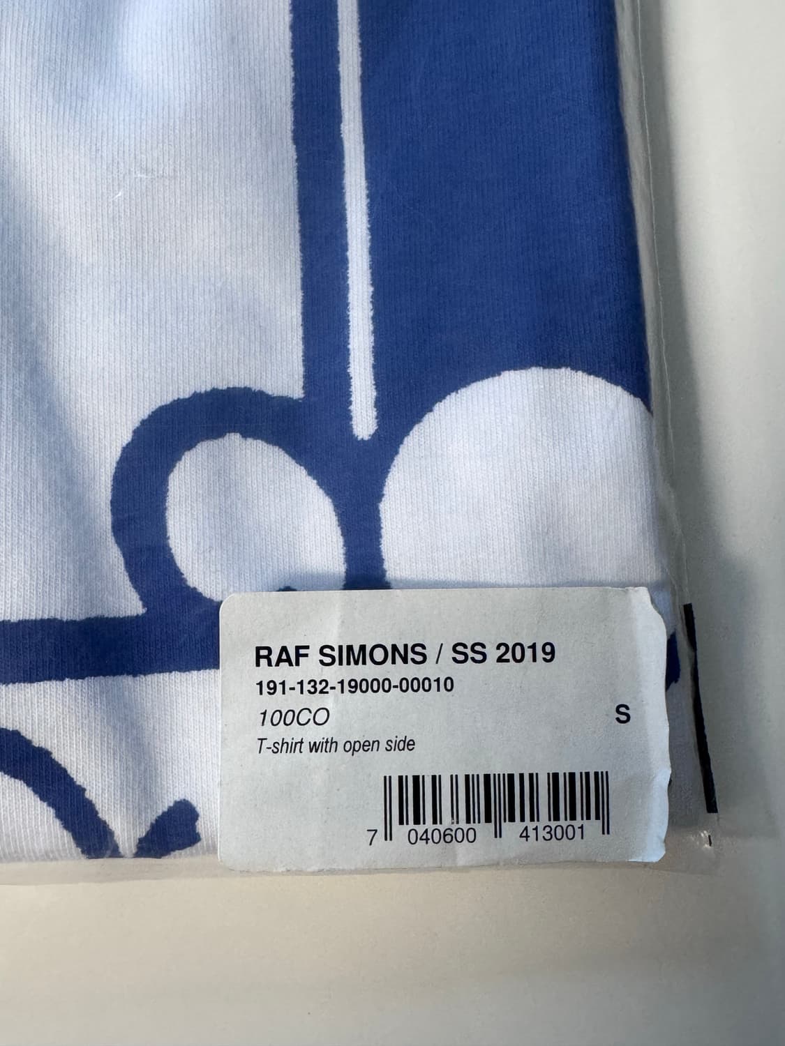 라프시몬스 - 19ss 사이드 오픈 티셔츠 상품이미지5