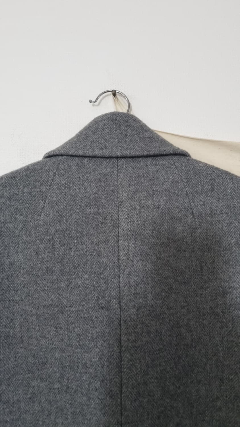 ahwe 그레이 헤링본 롱 모*캐시 혼방 코트 S 상품이미지6