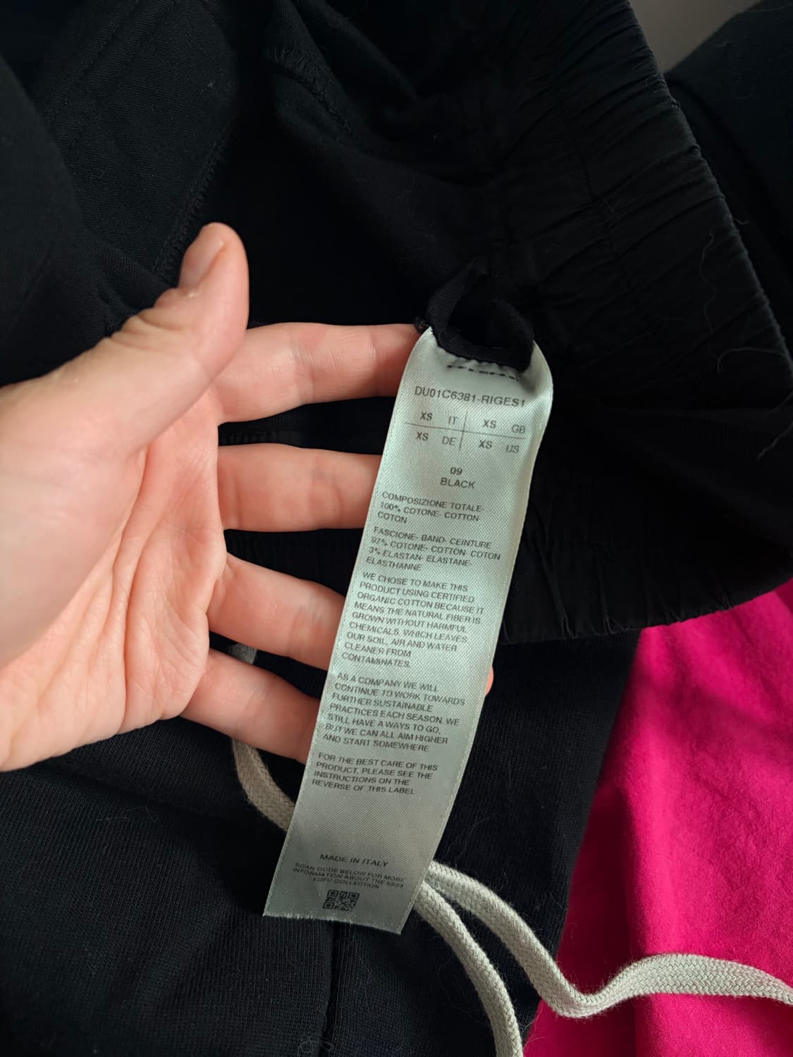 [XS] 릭오웬스 23SS 김프 드로우스트링 쇼츠 상품이미지4