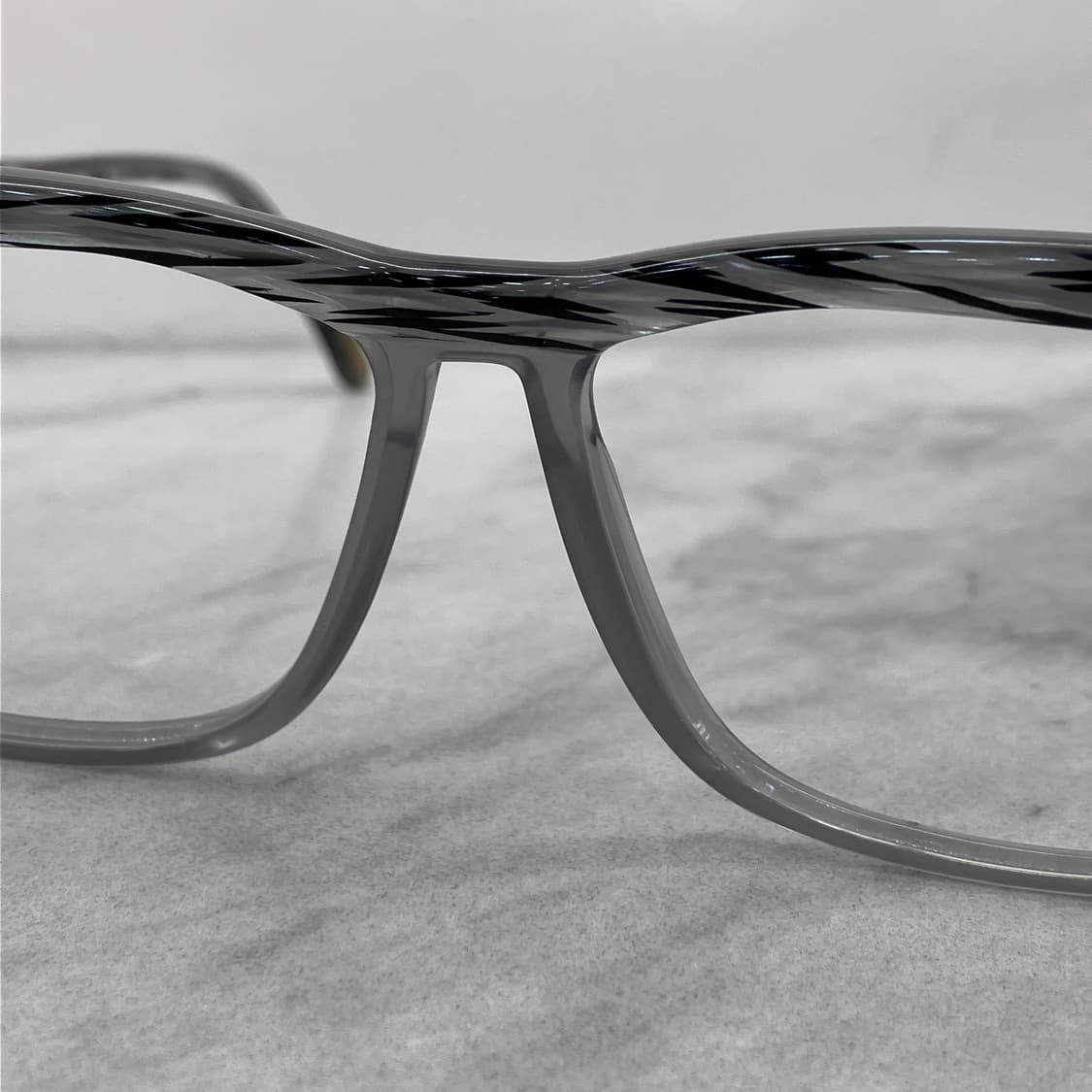 C04 베르사체 VERSACE 지브라 그레이 스퀘어 뿔테 안경 상품이미지5