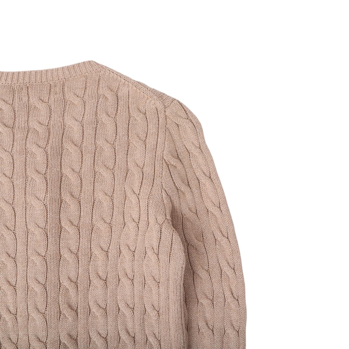 폴로 랄프로렌 신형 qr 베이지 케이블 니트 가디건 상품이미지6