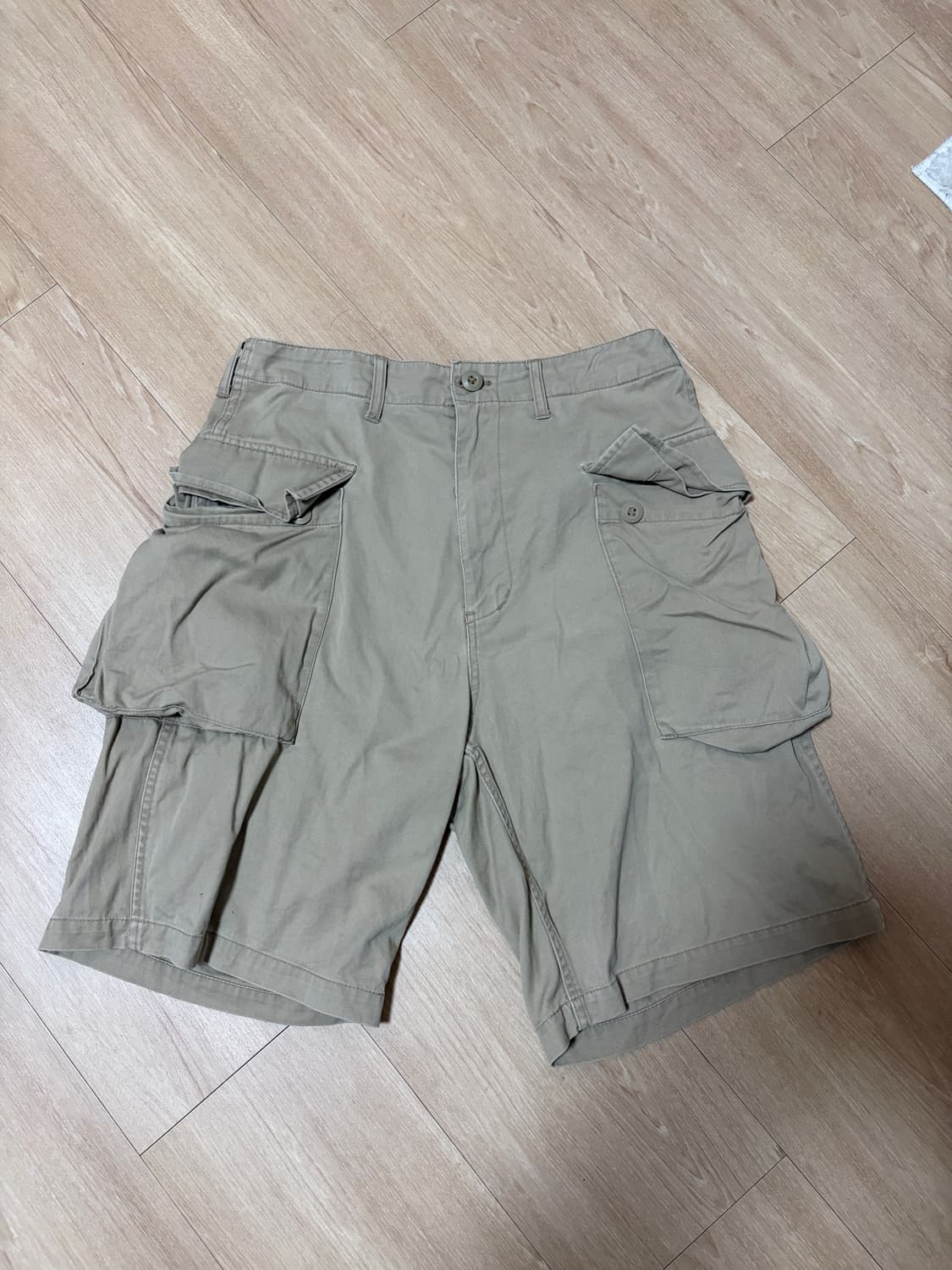 밀리터리 빈티지 카고 하프 팬츠  상품이미지4