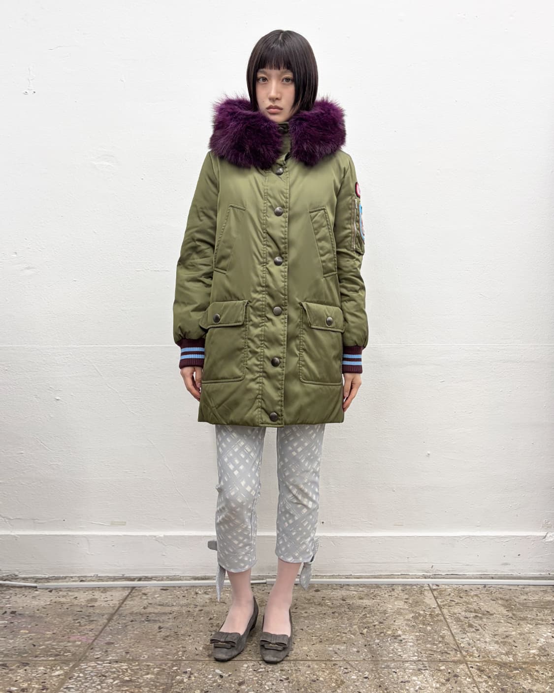 미우미우 2017F/W 퍼 트리밍 파카 상품이미지7