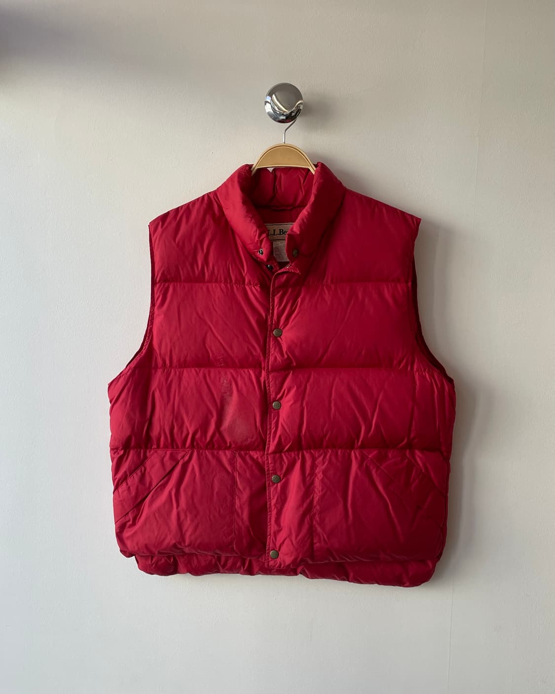 80’s Goose Down vest L 엘엘빈 구스 다운 푸퍼 베스트  상품이미지1