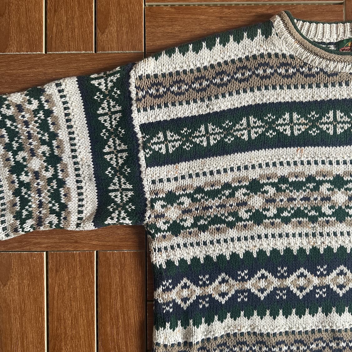 The woolen mill fairisle knit sweater 상품이미지4