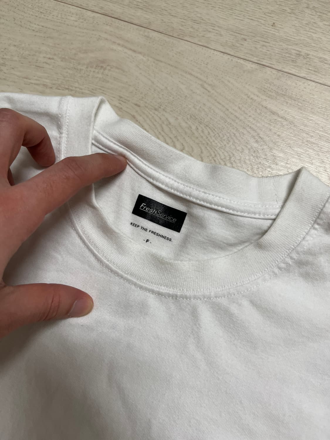 [F] 프레쉬서비스 프린티드 티 프린팅 "GOOD" 상품이미지4