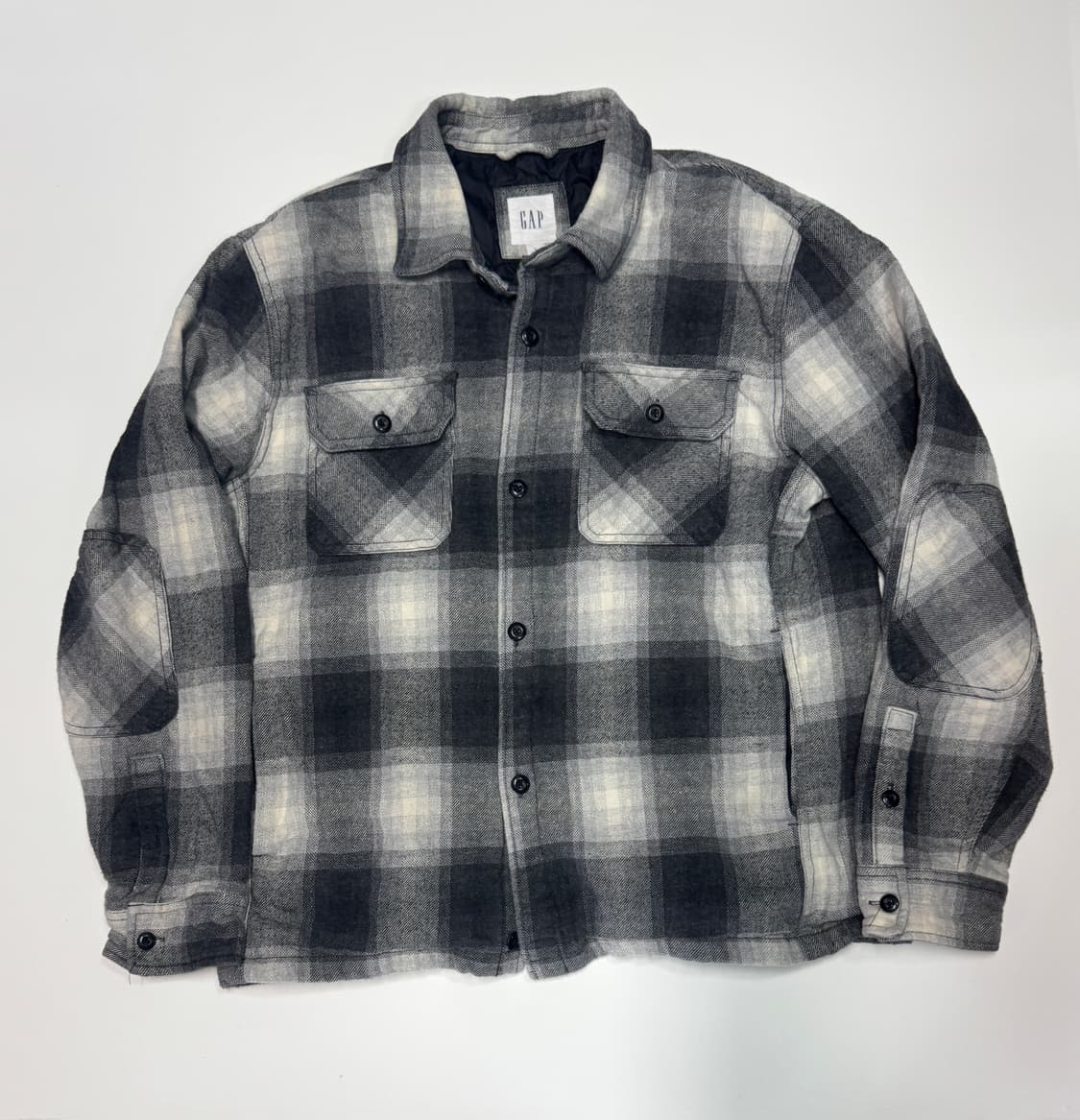GAP 갭 타단체크 투 포켓 셔츠자켓 L 상품이미지1