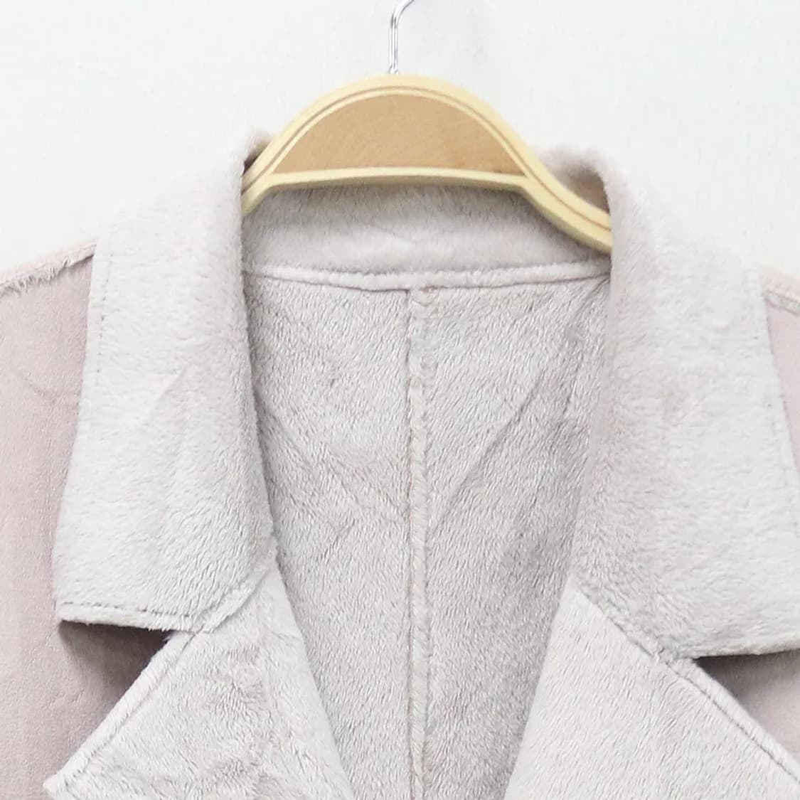 V.SAISON 핑크 무스탕 자켓 61087 상품이미지3