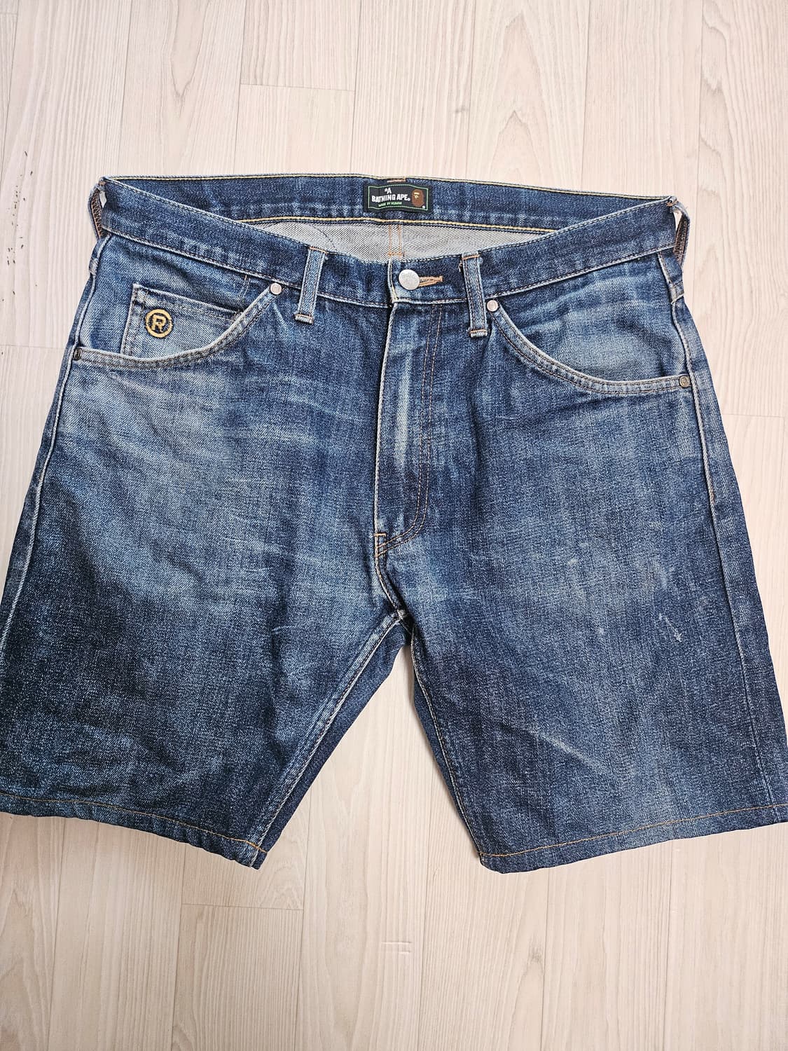 00s 베이프 데님반바지  상품이미지1