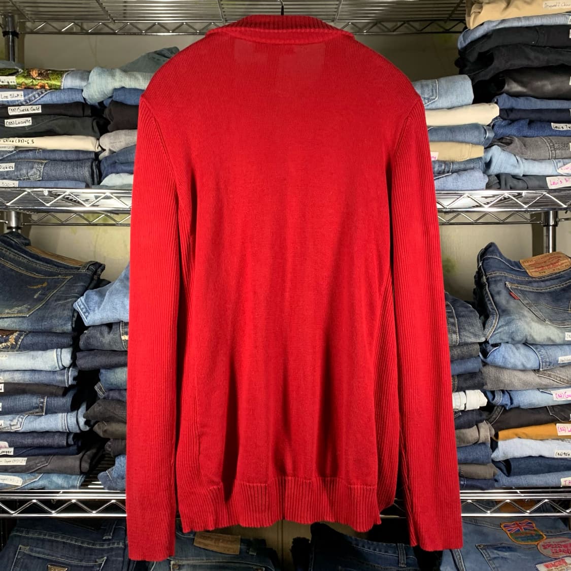 [XL] 로렌 랄프로렌 자수포인트 니트집업 상품이미지3