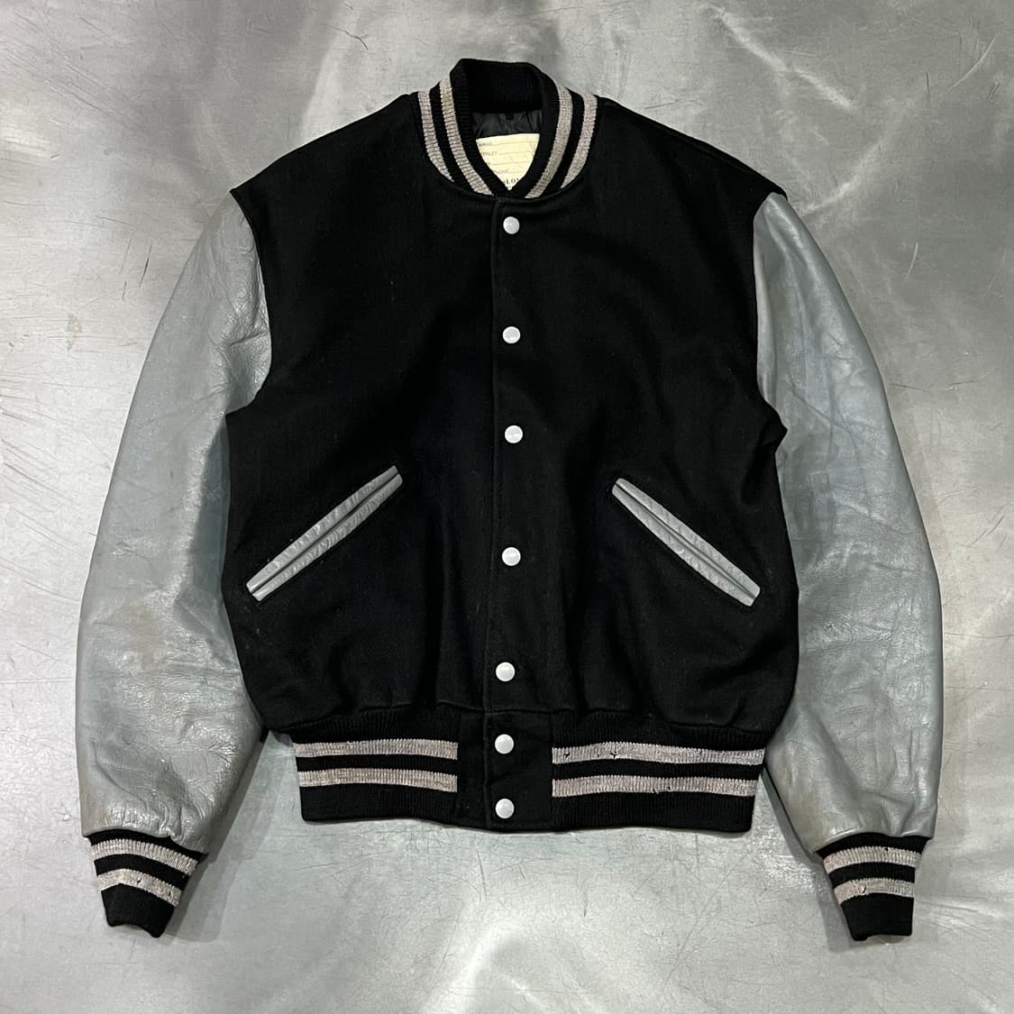  USA 드롱 레더 바시티 자켓 y14566 상품이미지1