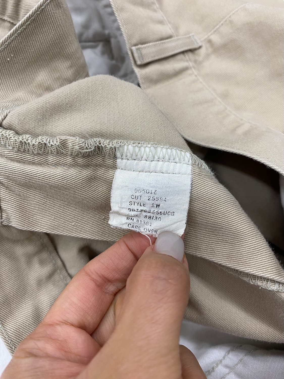 80's 폴로 올드라벨 투턱 치노 팬츠  상품이미지10