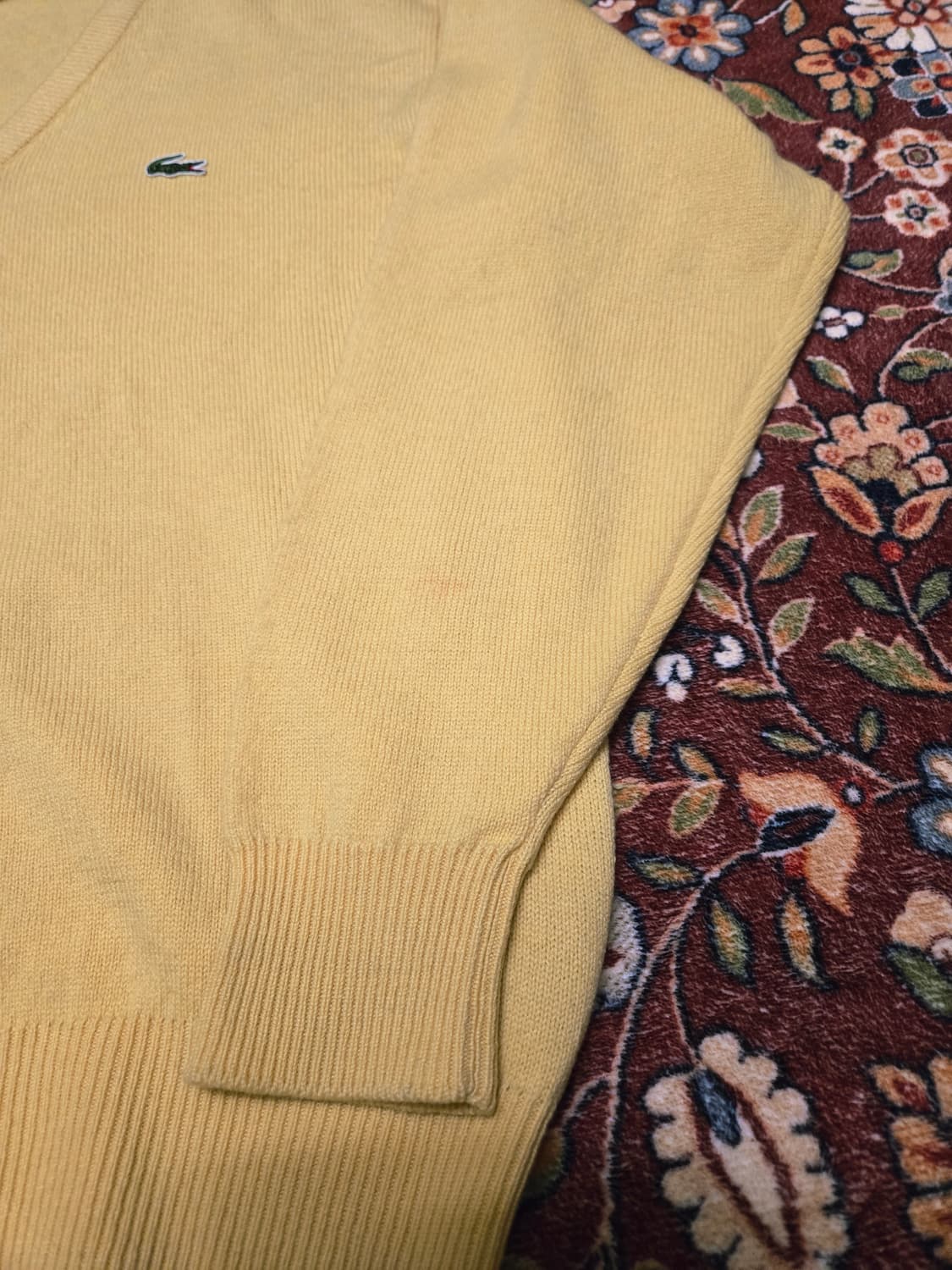 슈미즈 라코스테 재팬 울 100% 브이넥 니트 (Size 5) 상품이미지4