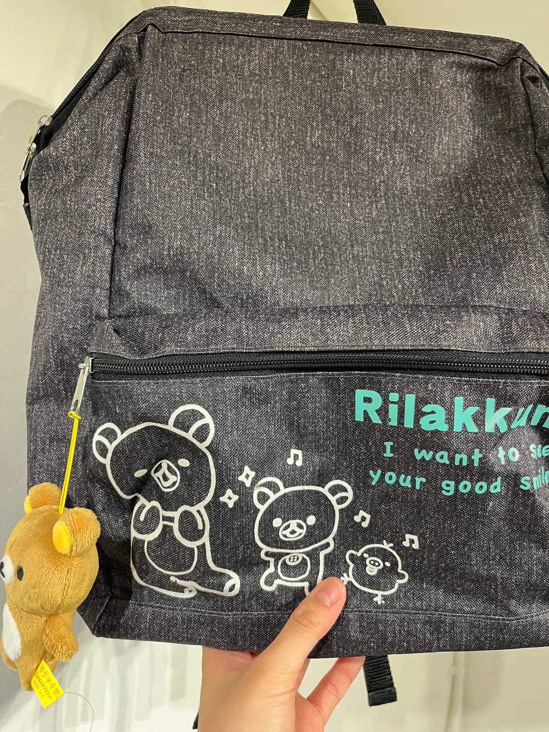 2018 리락쿠마 그레이 백팩 ⭐️ 상품이미지10