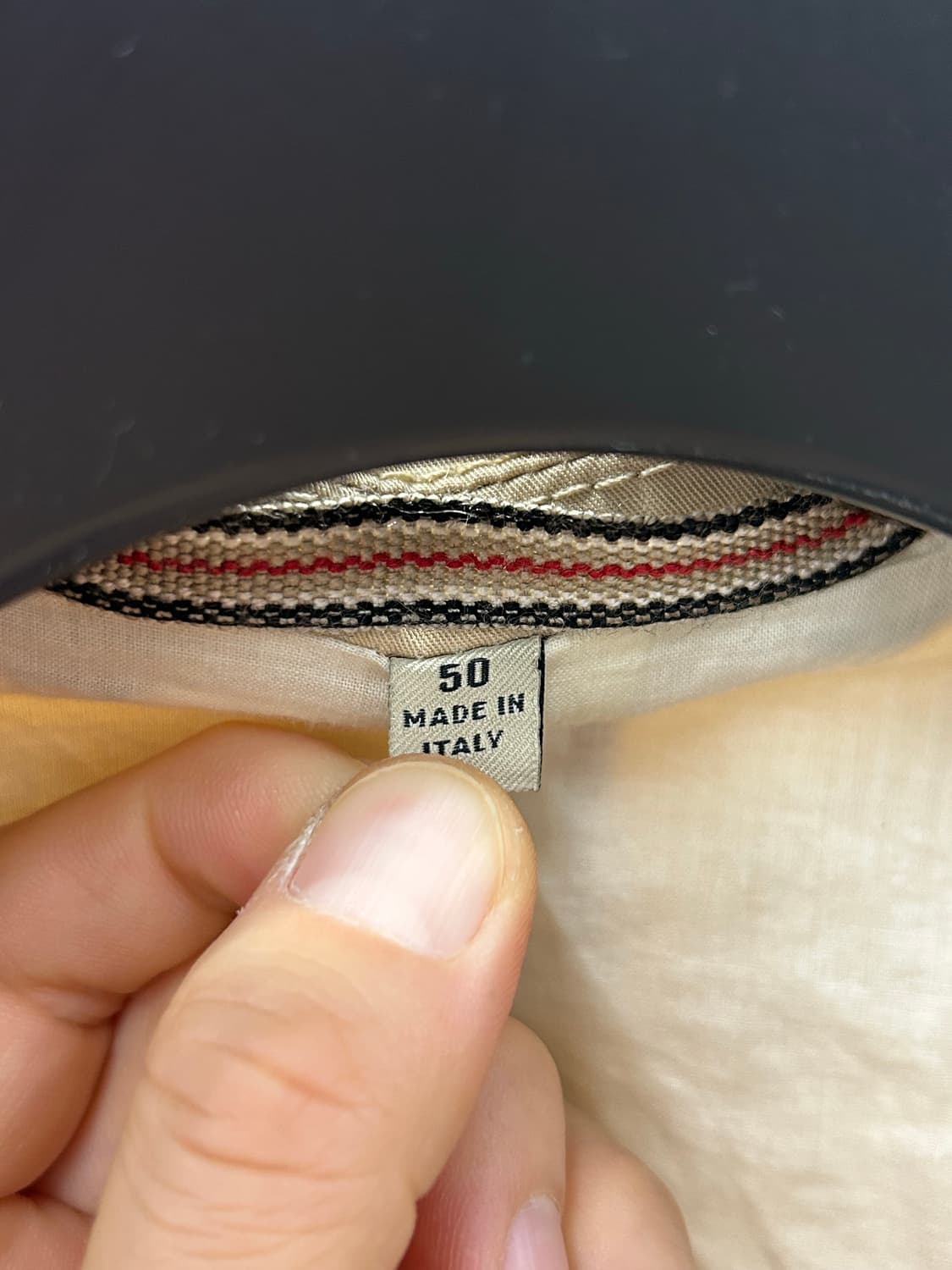 Burberry (버버리) 베이지색 면 혼방 남성 블레이저 상품이미지5